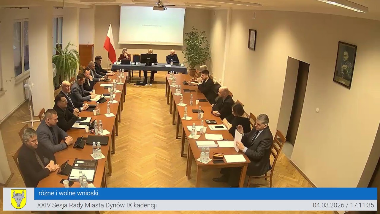 XXIV  Sesja Rady Miasta Dynów IX kadencji 2024-2029