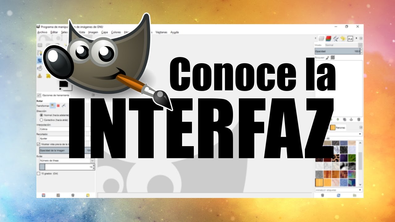 GIMP | Interfaz + Herramientas | PRINCIPIANTES