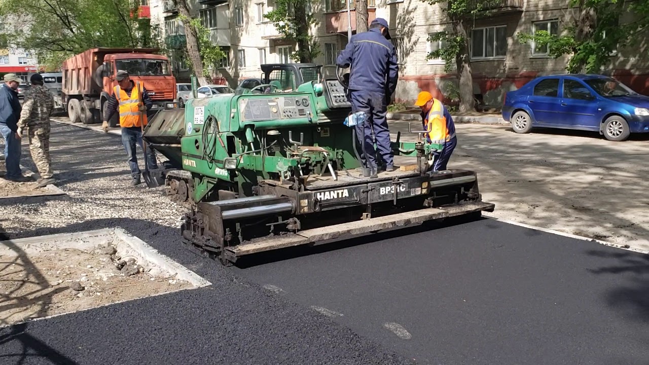 Работаем в заводском районе#асфальтоукладчик#каток#аренда#услуги#спецтехника#Саратов
