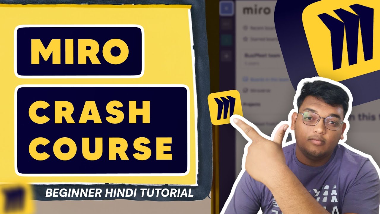 Miro Crash Course: Learn Whiteboarding in Hindi | Miro Hindi Tutorial #miro #hindicrashcourse