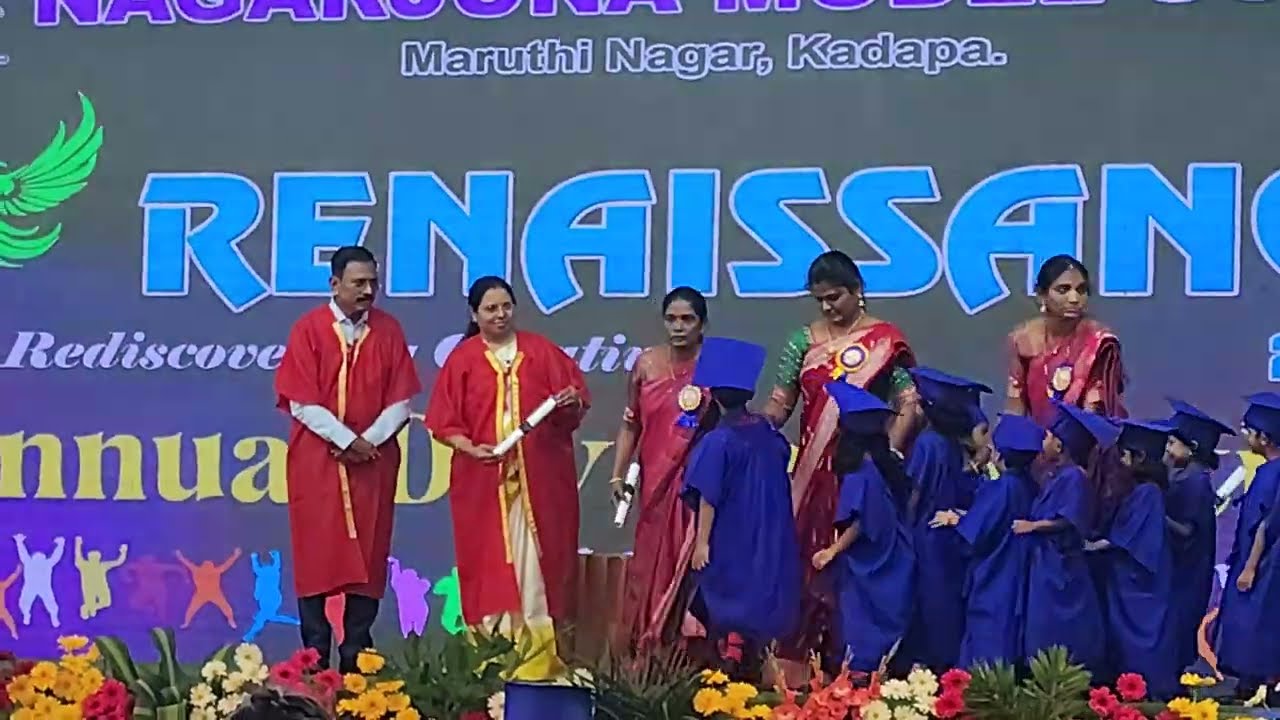 Nagarjuna model school convocation @hanvi9713 