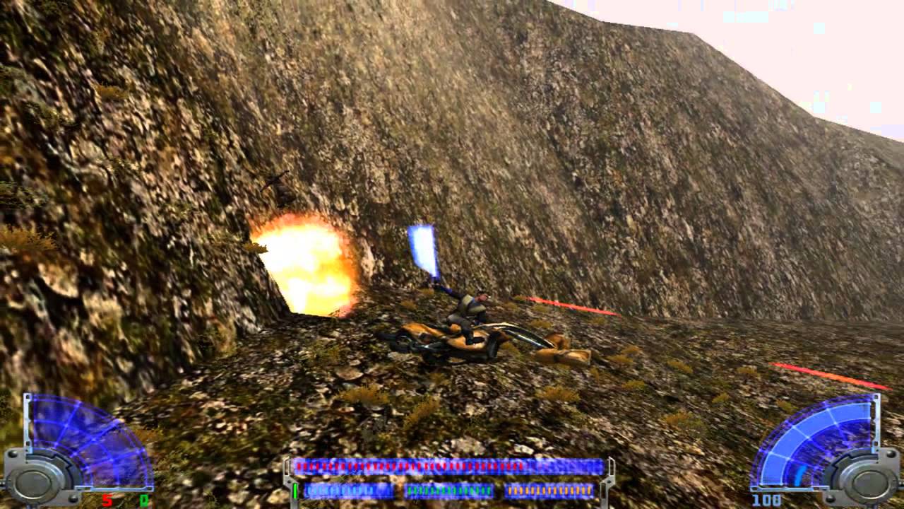 Zagrajmy w Star Wars Jedi Knight Jedi Academy #13-Epicka misja na ścigaczach
