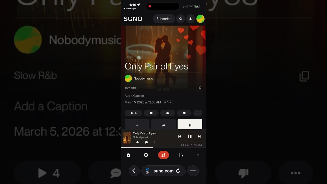 “Only Pair of Eyes” -lyrical composition with Ai| smooth R&b 