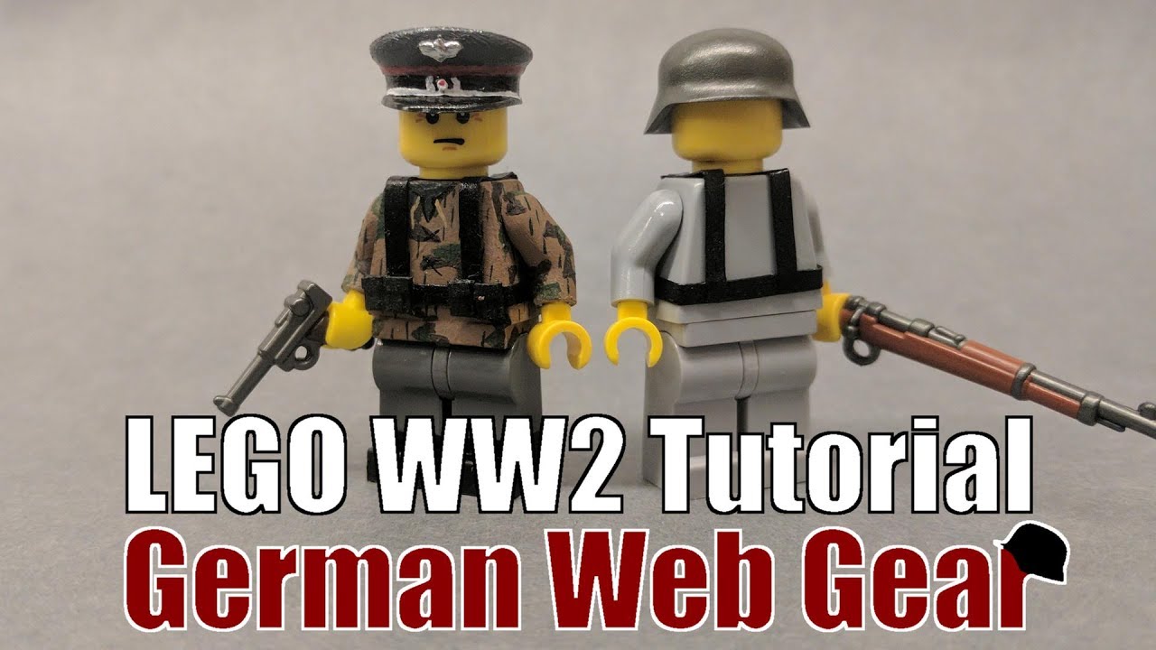 LEGO WW2 German Web Gear Tutorial | molegode | HD