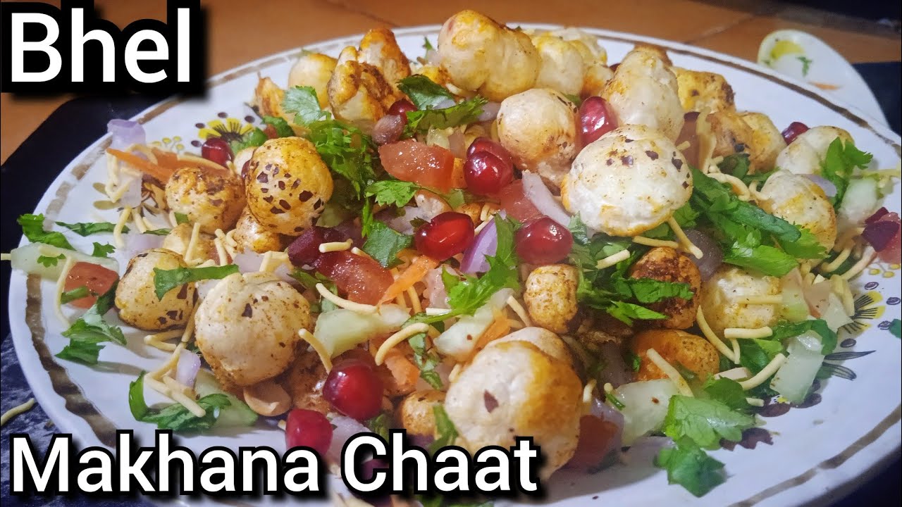 Crunchy Makhana Chaat | Roasted Makhana Bhel | Weight Loss Recipe | Healthy Chaat | Fox Nuts Snacks