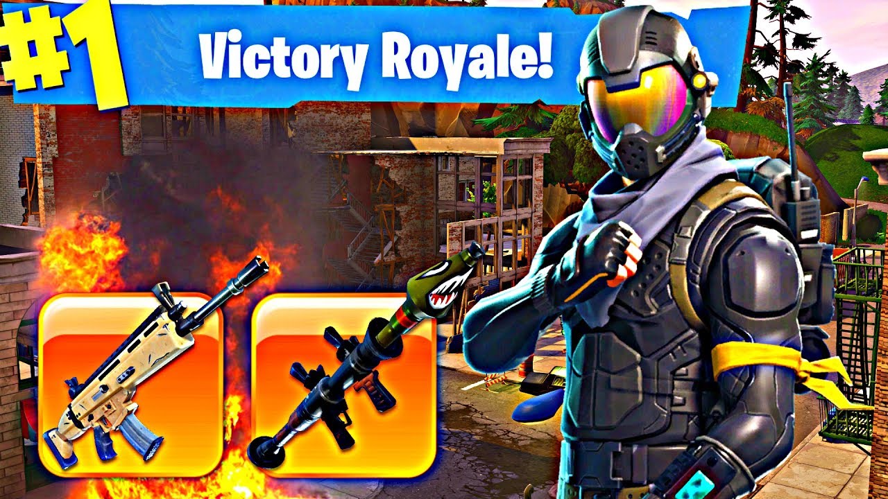 Legendary SCAR + Rocket Launcher! - Fortnite: Battle Royale Gameplay