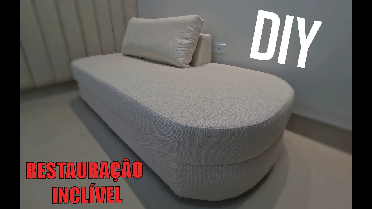 Restauração incrível de sofá velho! Making sofa in a small workshop! #diy #tutorial #sofa