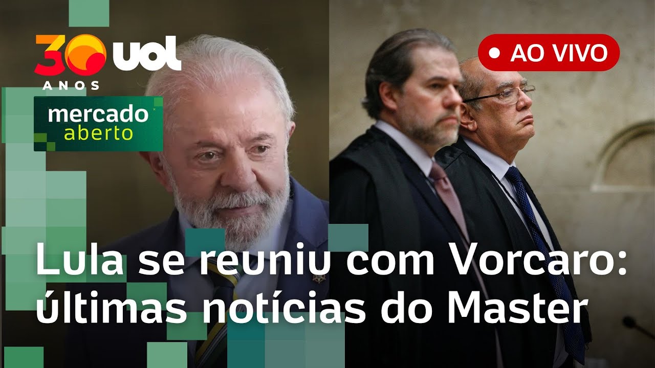 Caso Master: Lula teve reunião com Vorcaro em 2024, Gilmar defende Toffoli; cai preço da gasolina e+