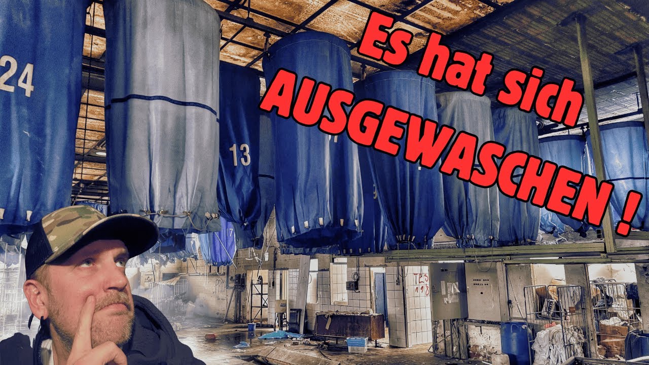 VERLASSENE WÄSCHEREI entdeckt! Eingeschweißte Kleidung – Lost Place voller Geheimnisse! 😱