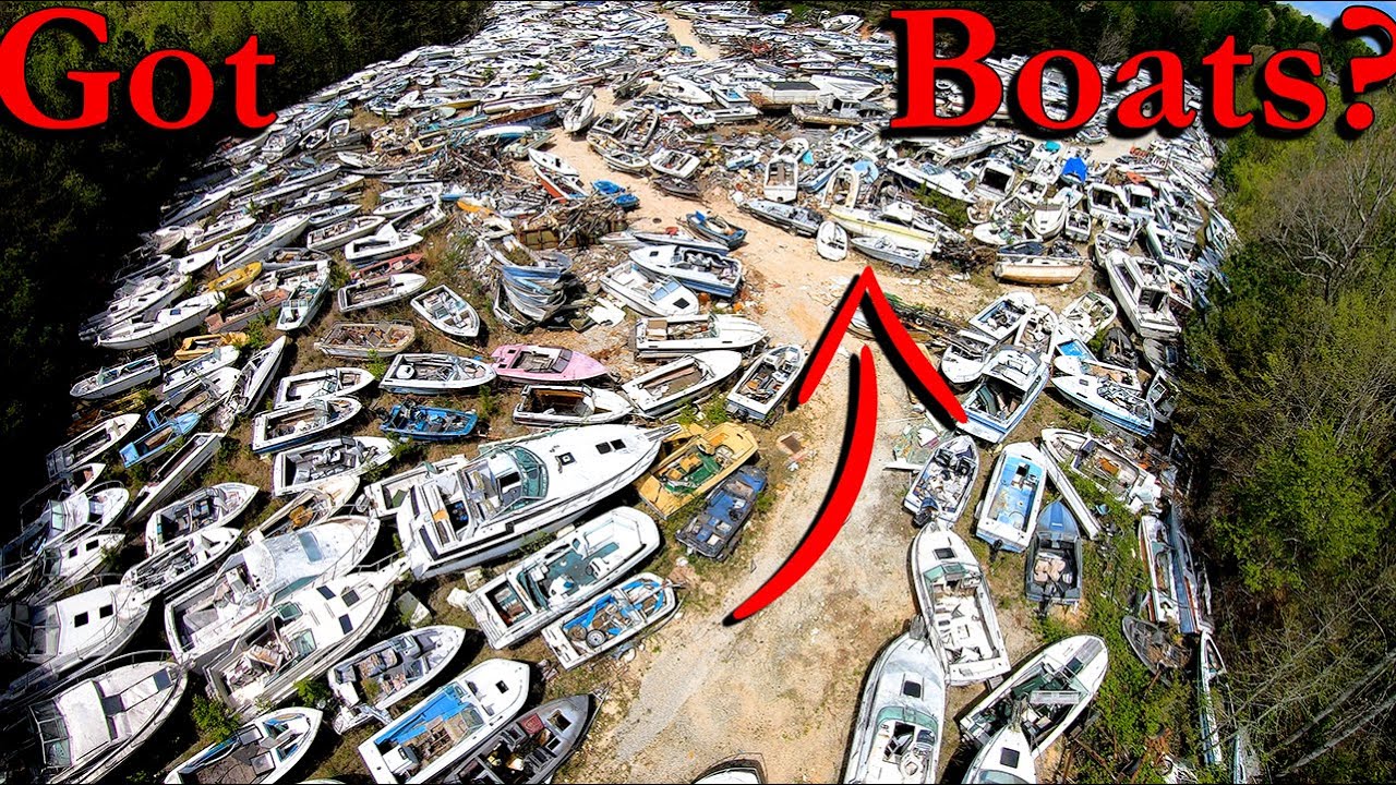 Visiting A Boat GRAVEYARD!!!