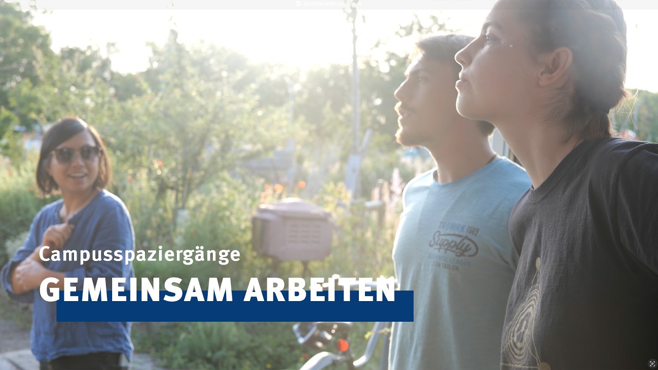 Unterwegs mit Studierenden im neuen CampusGarten | REKLINEU