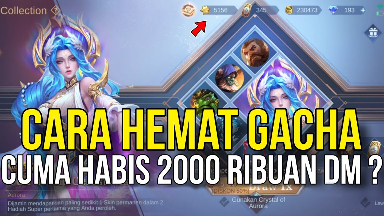 PEMBUKTIAN GACHA ! CARA HEMAT SKIN COLLECTOR AURORA EVENT GRAND COLLECTION JANUARI 2025 MOBILE MLBB