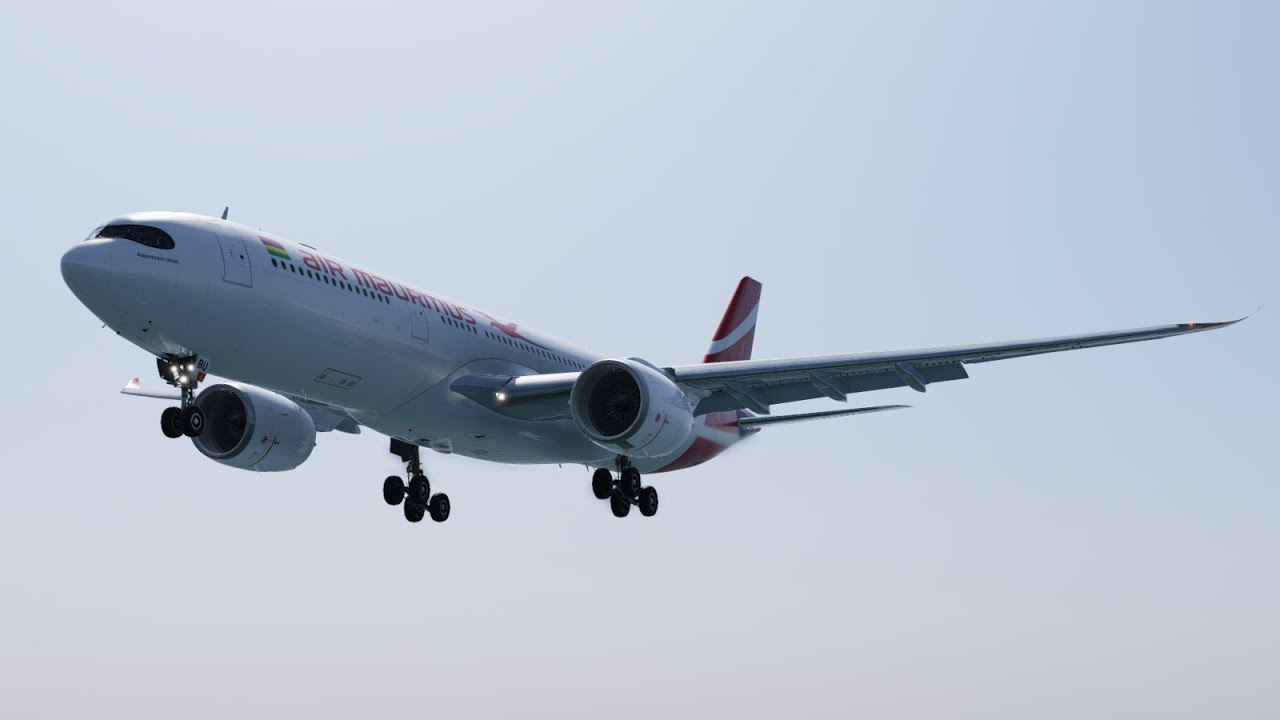 Mauritius Landing | ToLiss A339N | X-Plane 12