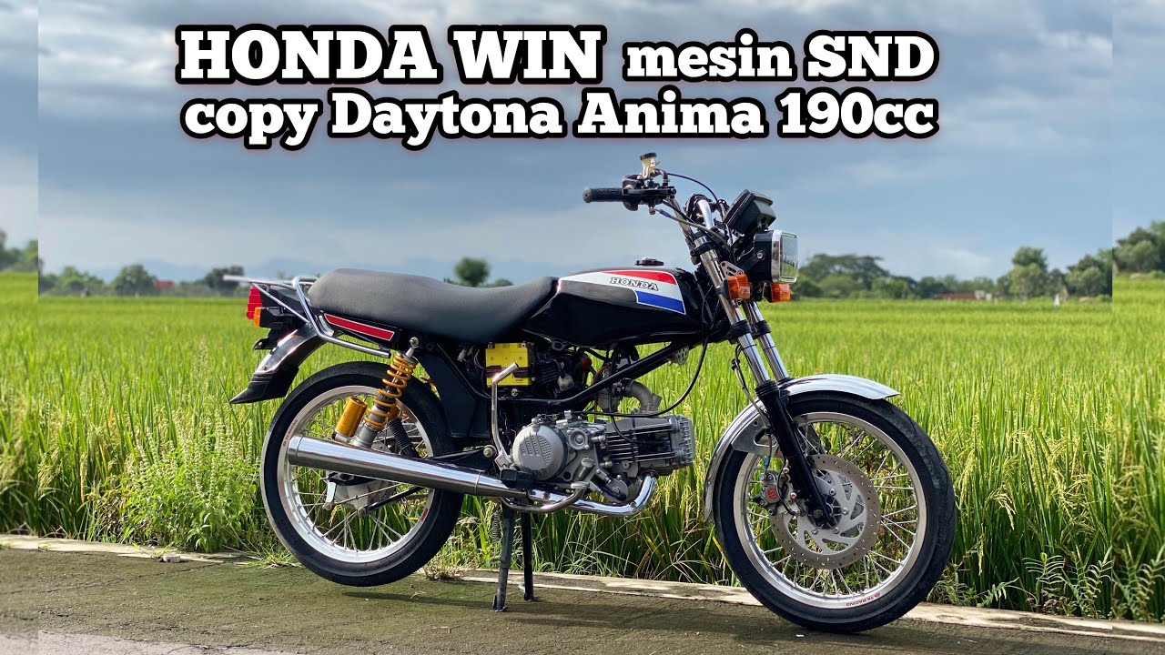 Honda Win mesin SND copy Daytona  Anima 190cc #Review5