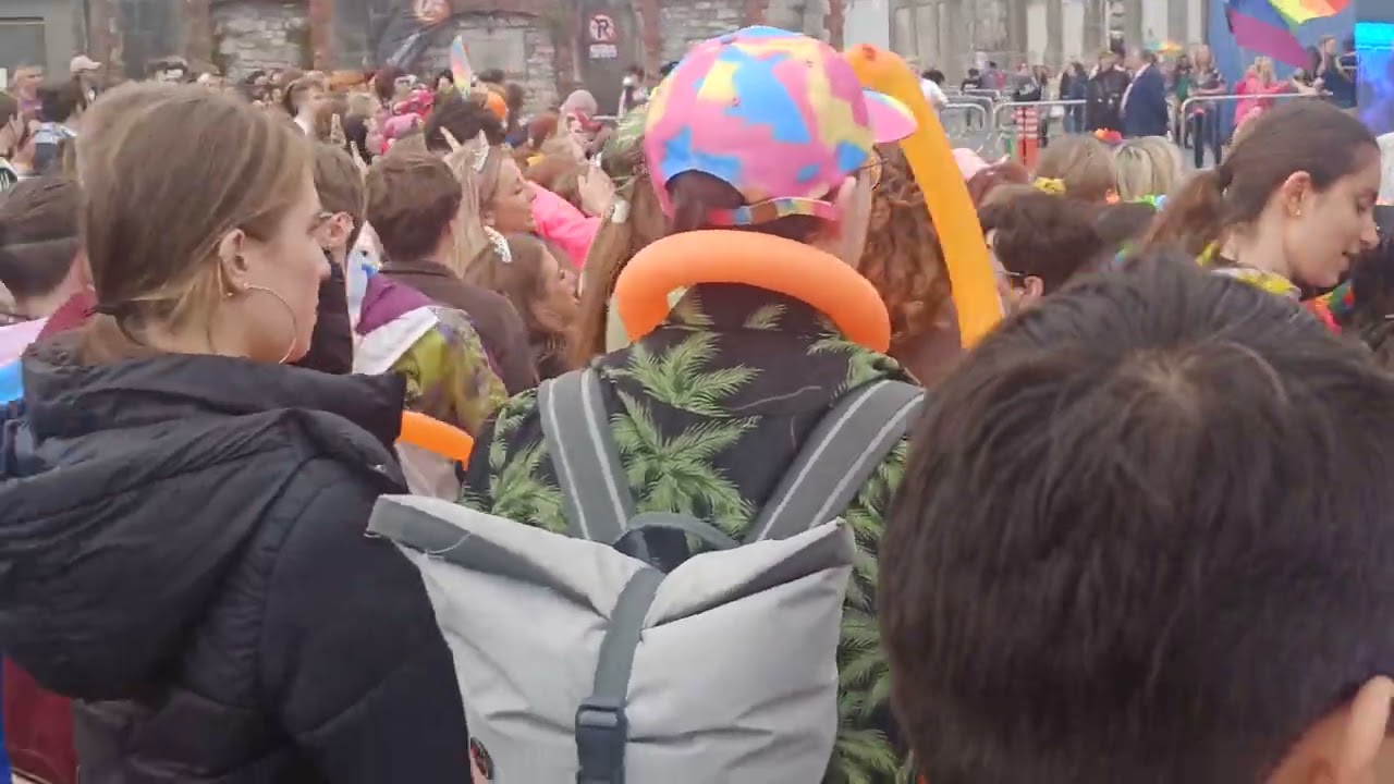 Pride Parade 2024 cork Ireland performance #travel  #corkcity  #ireland