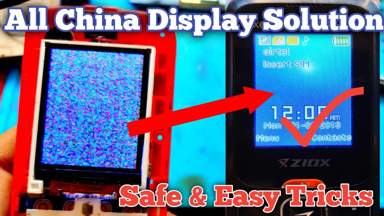 20 pin white display solution//all china white display solution//ziox x66 white display solution