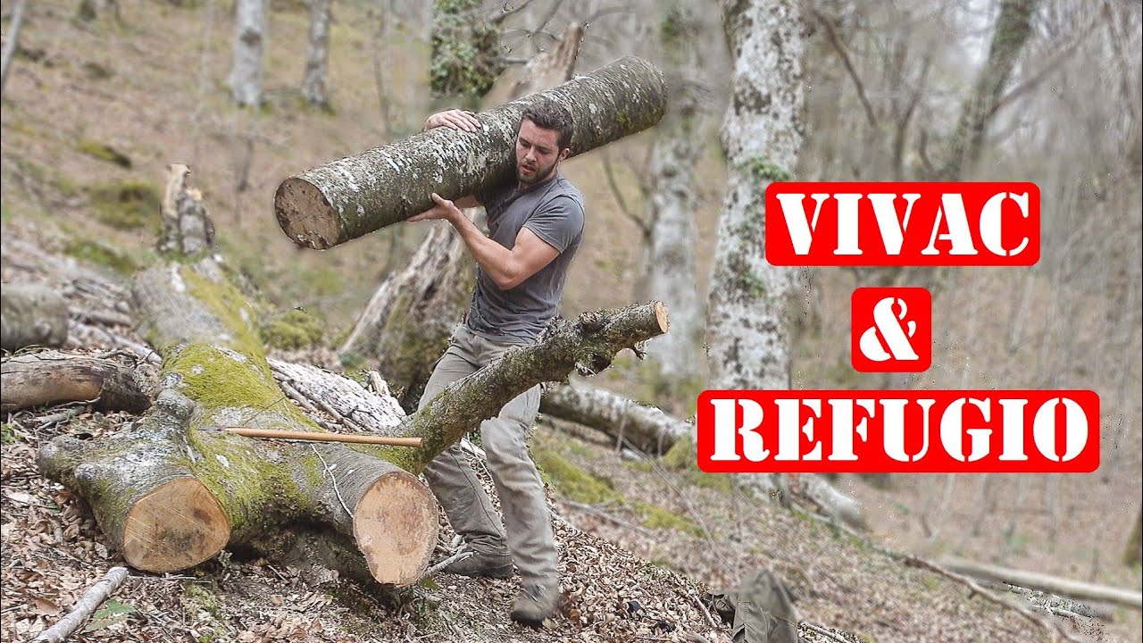 Vivac De 3 Días Haciendo Un Refugio De Troncos