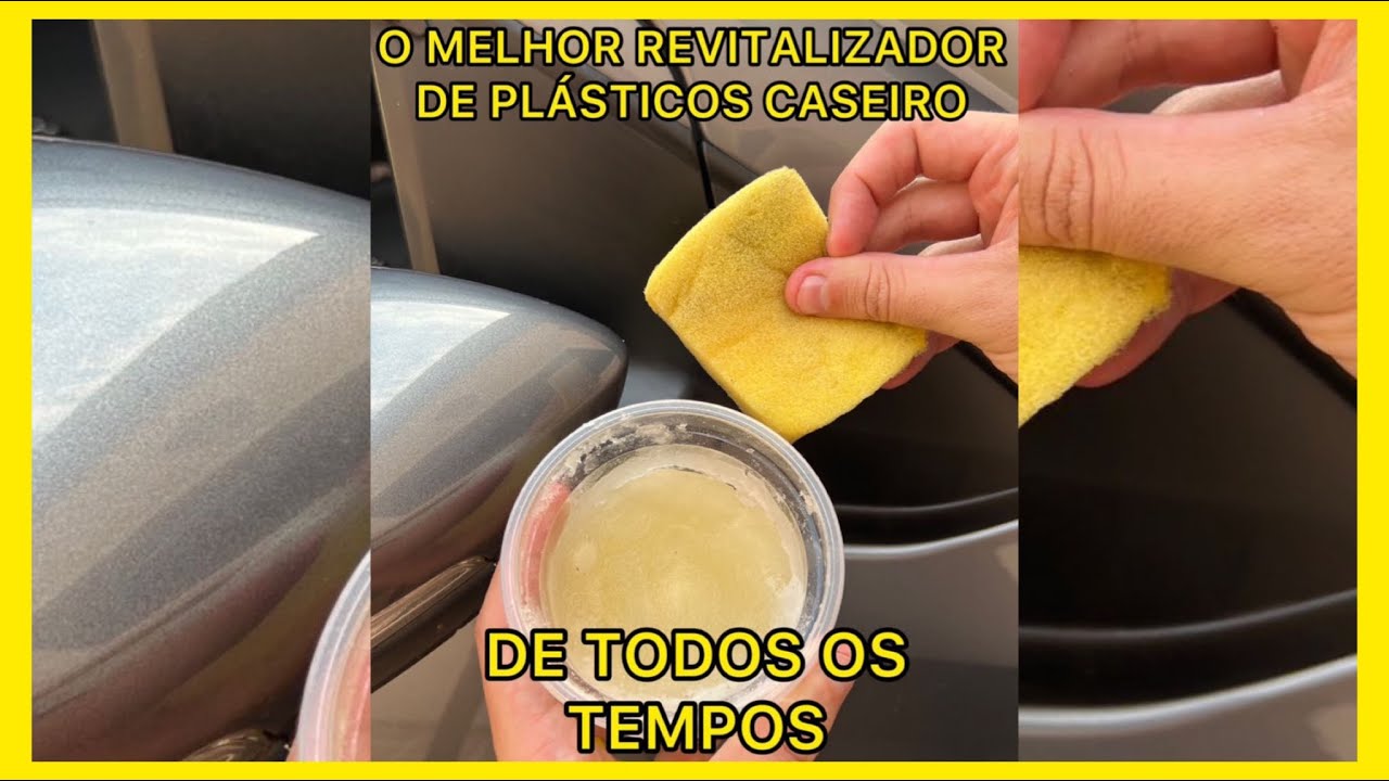 O melhor revitalizador de plásticos caseiro de todos os tempos