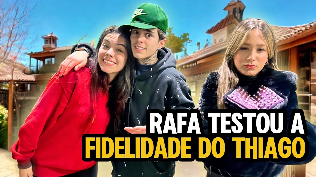 RAFA TESTOU O THIAGO😱