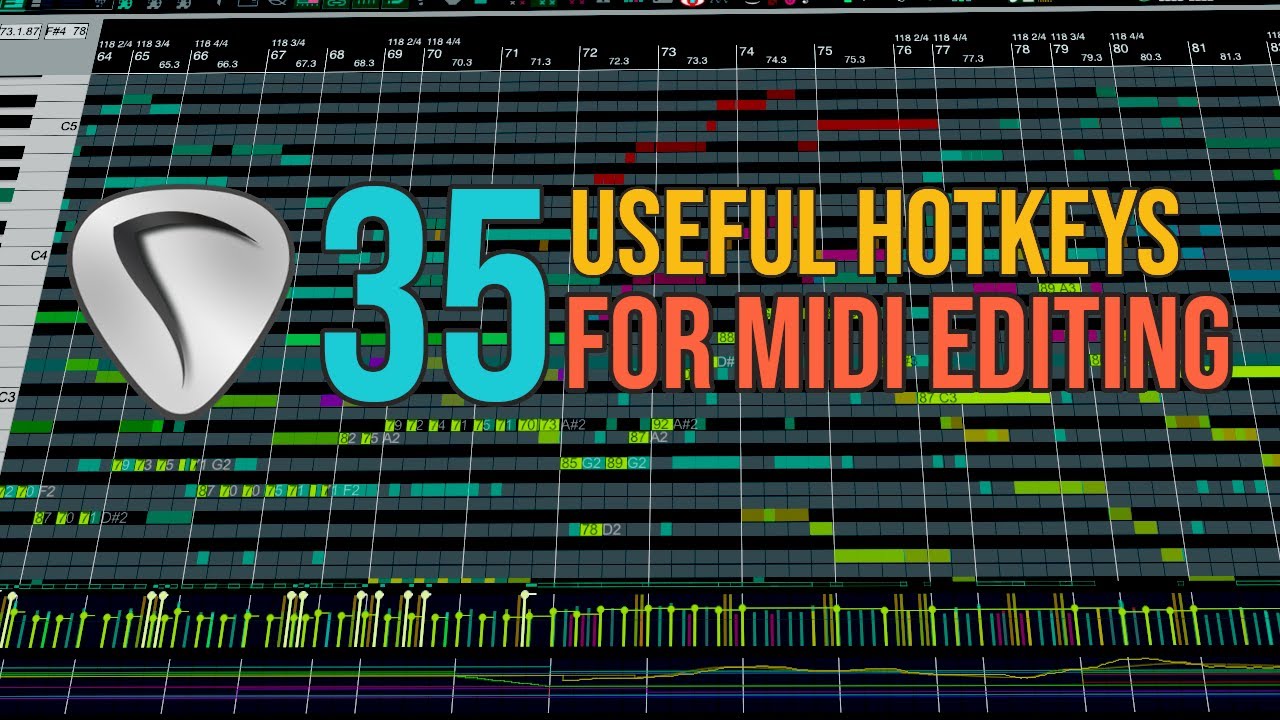 Useful Actions for MIDI Editing in REAPER