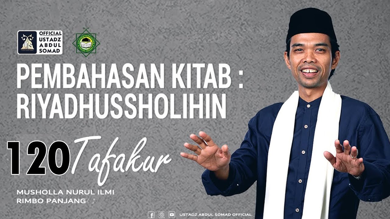 LIVE | NGAJI KITAB RIYADHUSSHOLIHIN 120 