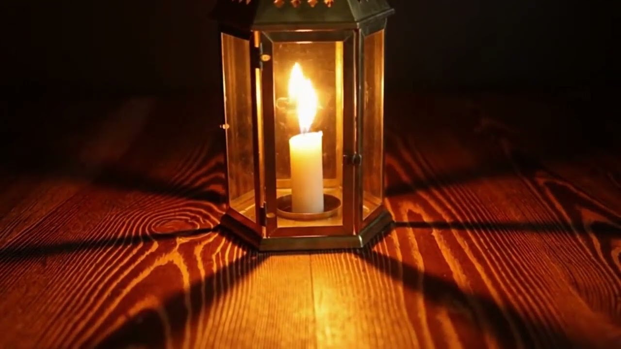 8 Hours Warm Candlelight & Soft Firelight Ambience 🕯️
