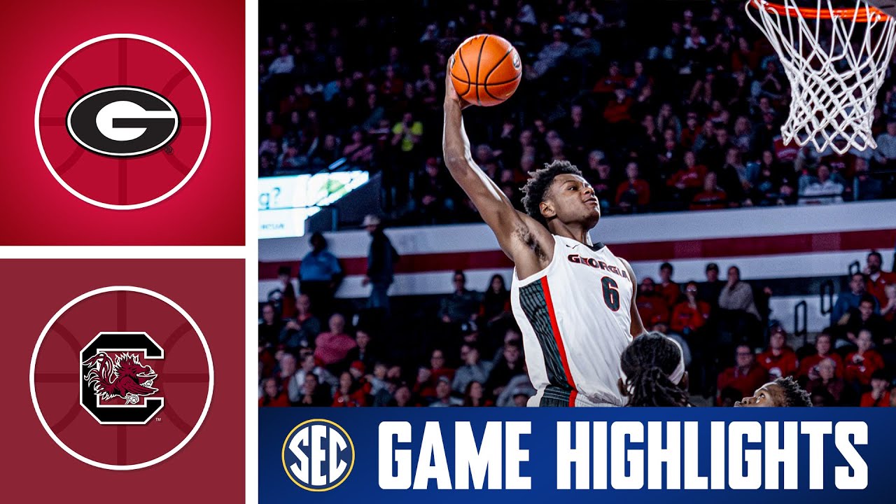 Georgia Bulldogs at South Carolina Gamecocks | Game Highlights | 2026 SEC Men's Basketball