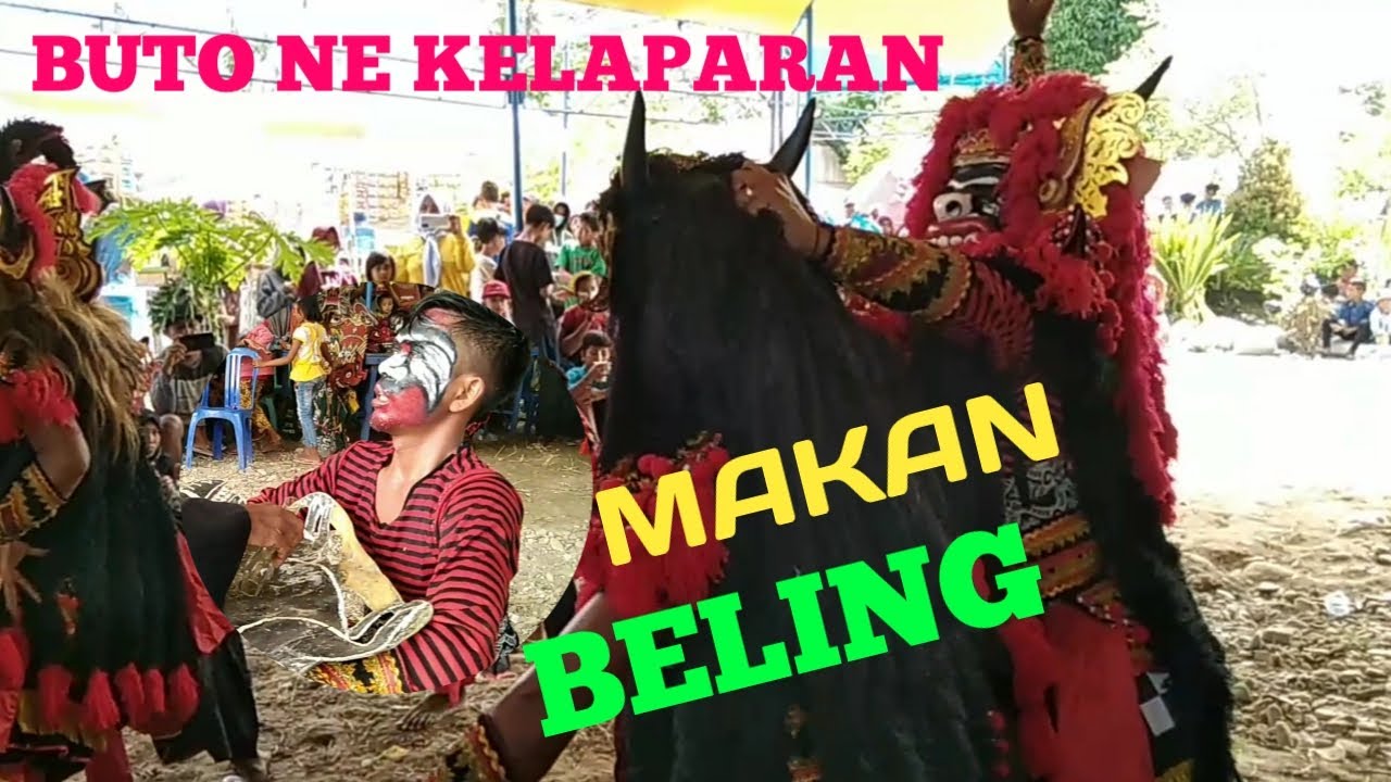 JARANAN BUTO KESURUPAN MAKAN BELING , BELINGNYA LAMPU SENTIR