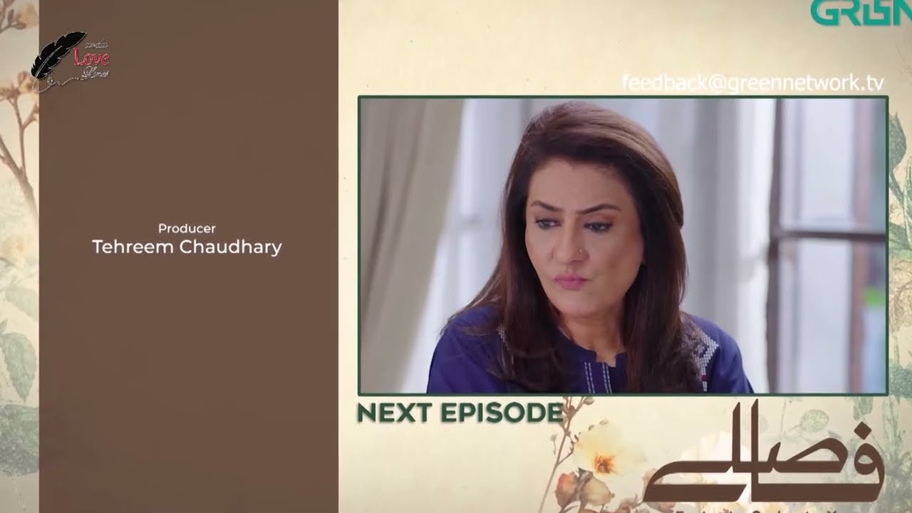Faaslay Episode 40 (Teaser) 1st March | Ali Ansari - Saboor Ali | Green Tv Entertainment