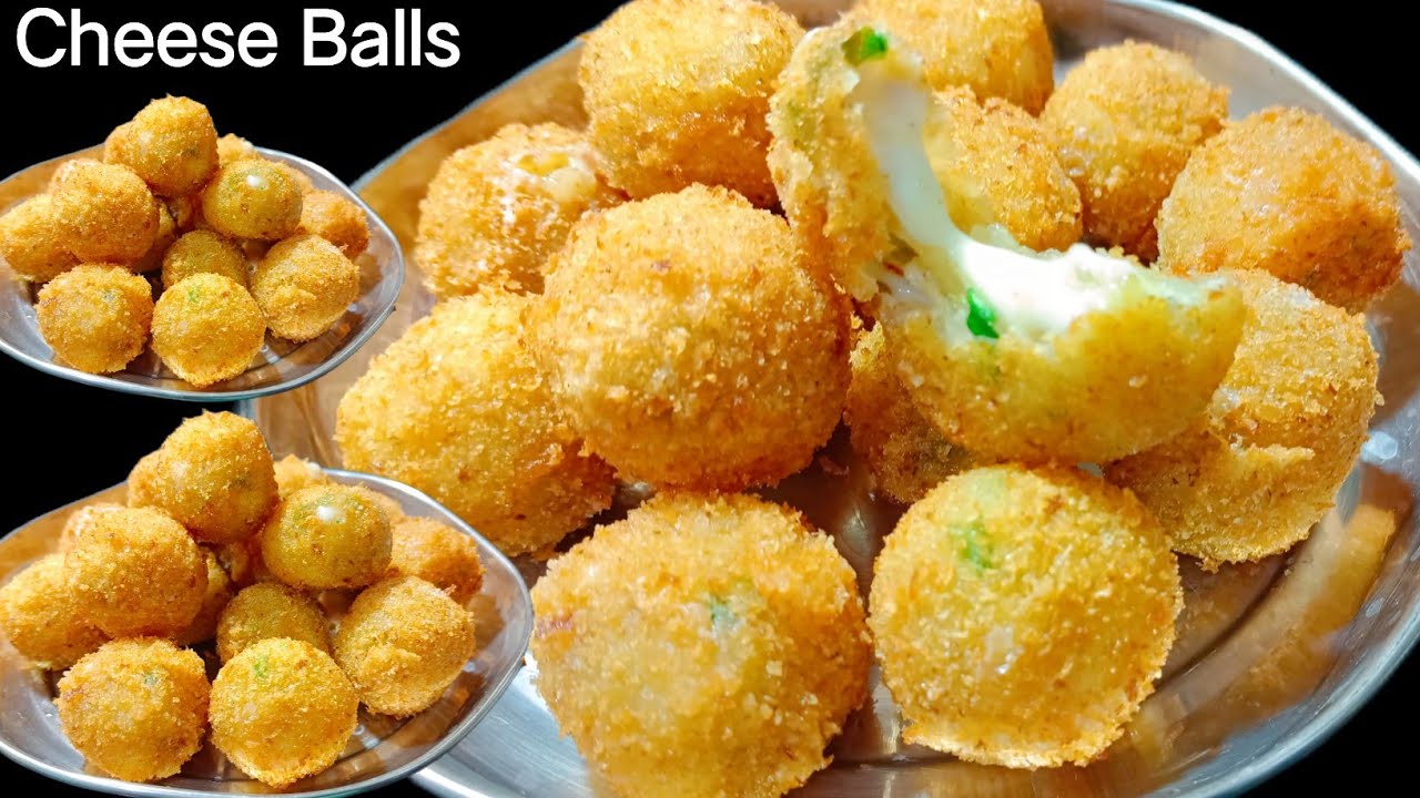 एकदम क्रिस्पी चीज़ बॉल्स बनाने का सबसे आसान तरीका | Crispy Potato Cheese Balls | Crispy Cheese Balls