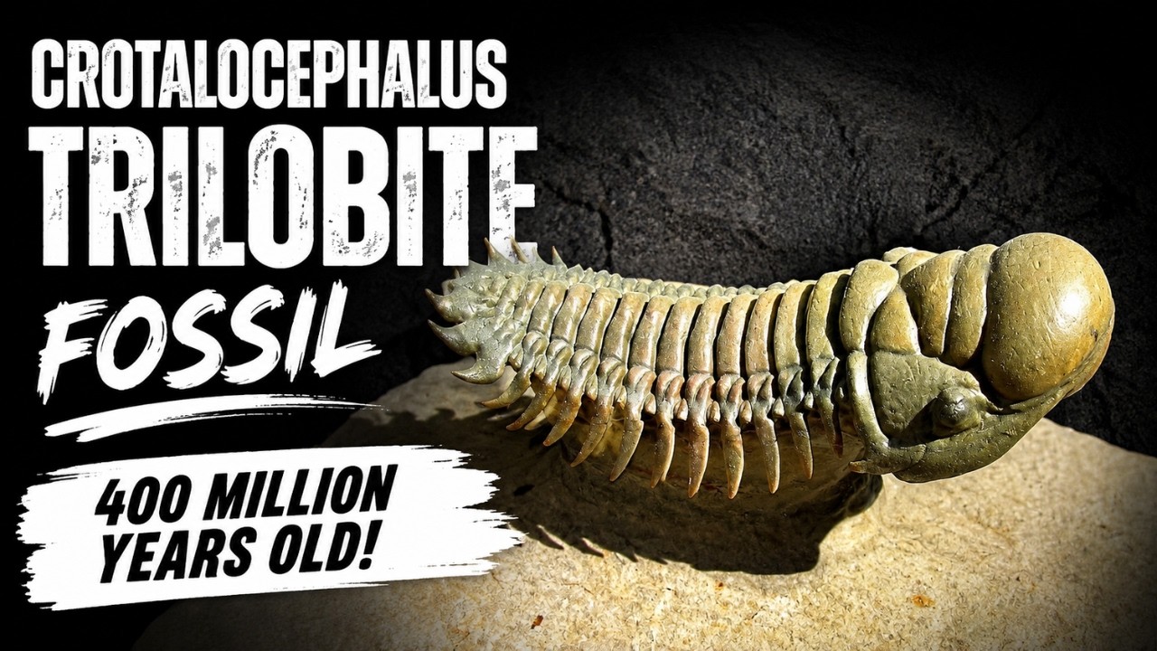 The Fascinating Crotalocephalus Trilobite Fossil - 400 Million Years Old!