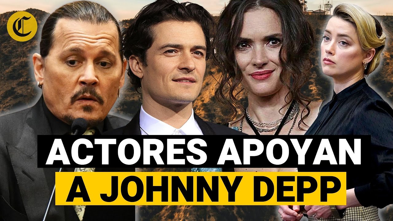 JOHNNY DEPP y AMBER HEARD: Los actores que respaldan al actor durante el juicio por difamación