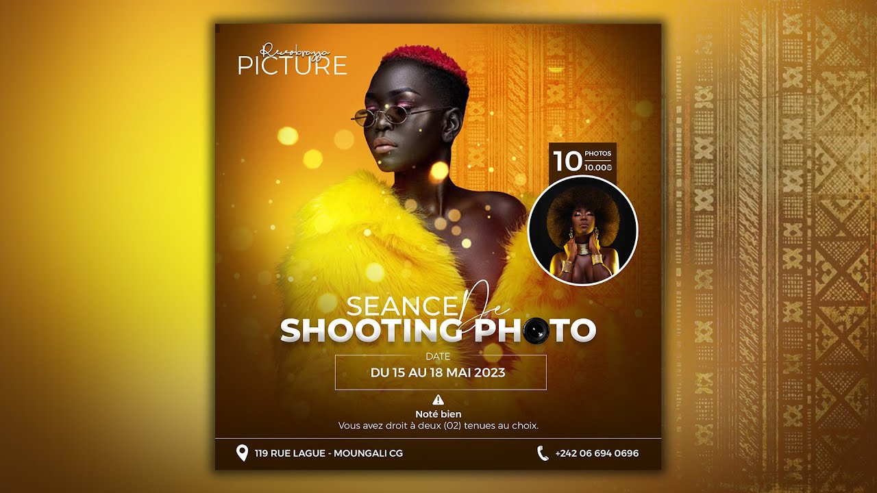 Comment créer une belle affiche de Photo Shooting