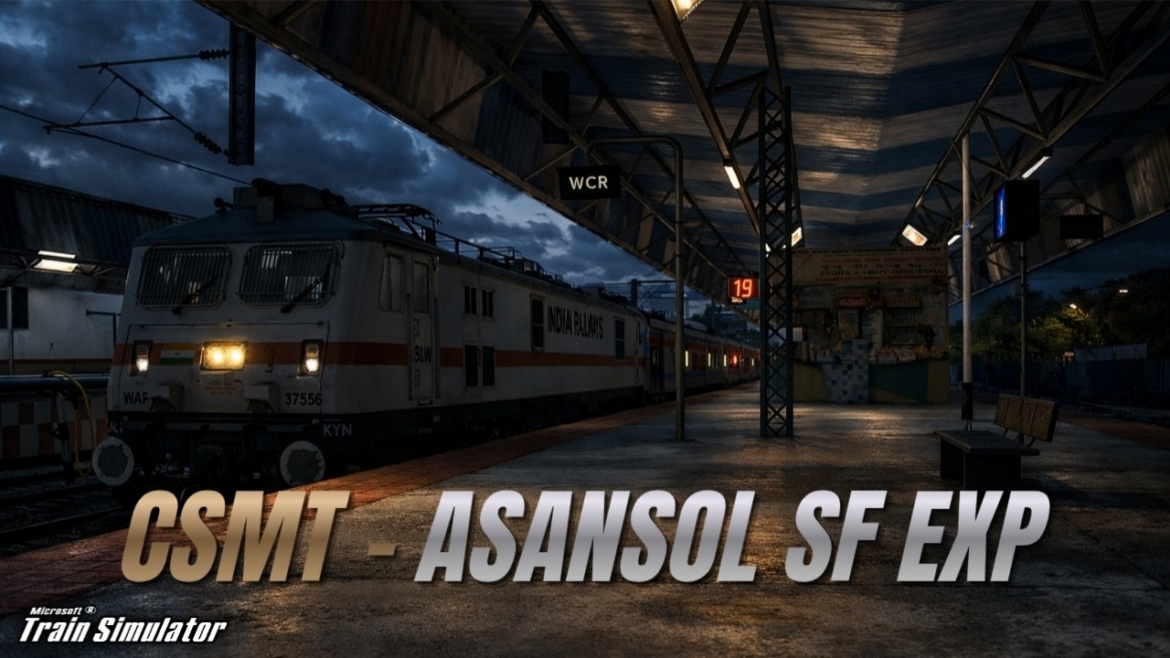👀❤️12362 - Mumbai CSMT - Asansol SF Express ❤️🔥 | Narmada Route V3 | #msts  #indianrailways