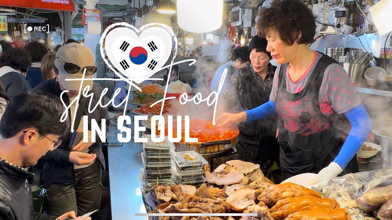 Trying SEOUL 🇰🇷Street Food in Gwangjang Market & Myeongdong | KOREA Vlog 2024