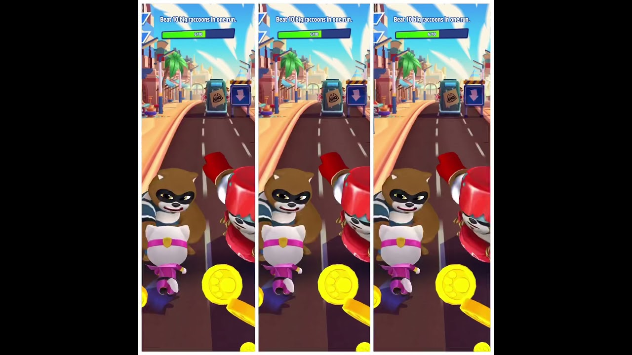 Collect 90 Coins No Fall 60 Seconds Beat 10 Big Raccoon Beat 22 Coconut Raccoons In One Run Gameplay