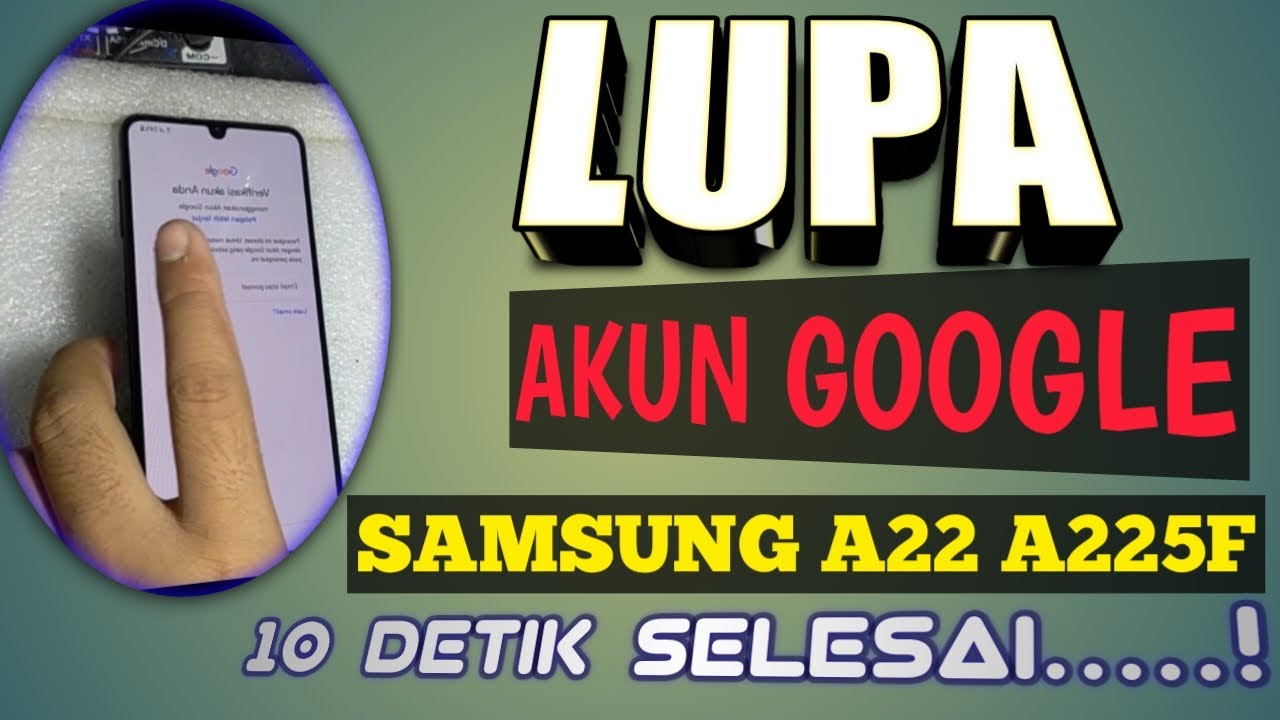 CARA MENGATASI SAMSUNG GALAXY A22 A225F LUPA AKUN GMAIL | BYPASS GOOGLE ACCOUNT SAMSUNG GALAXY A22
