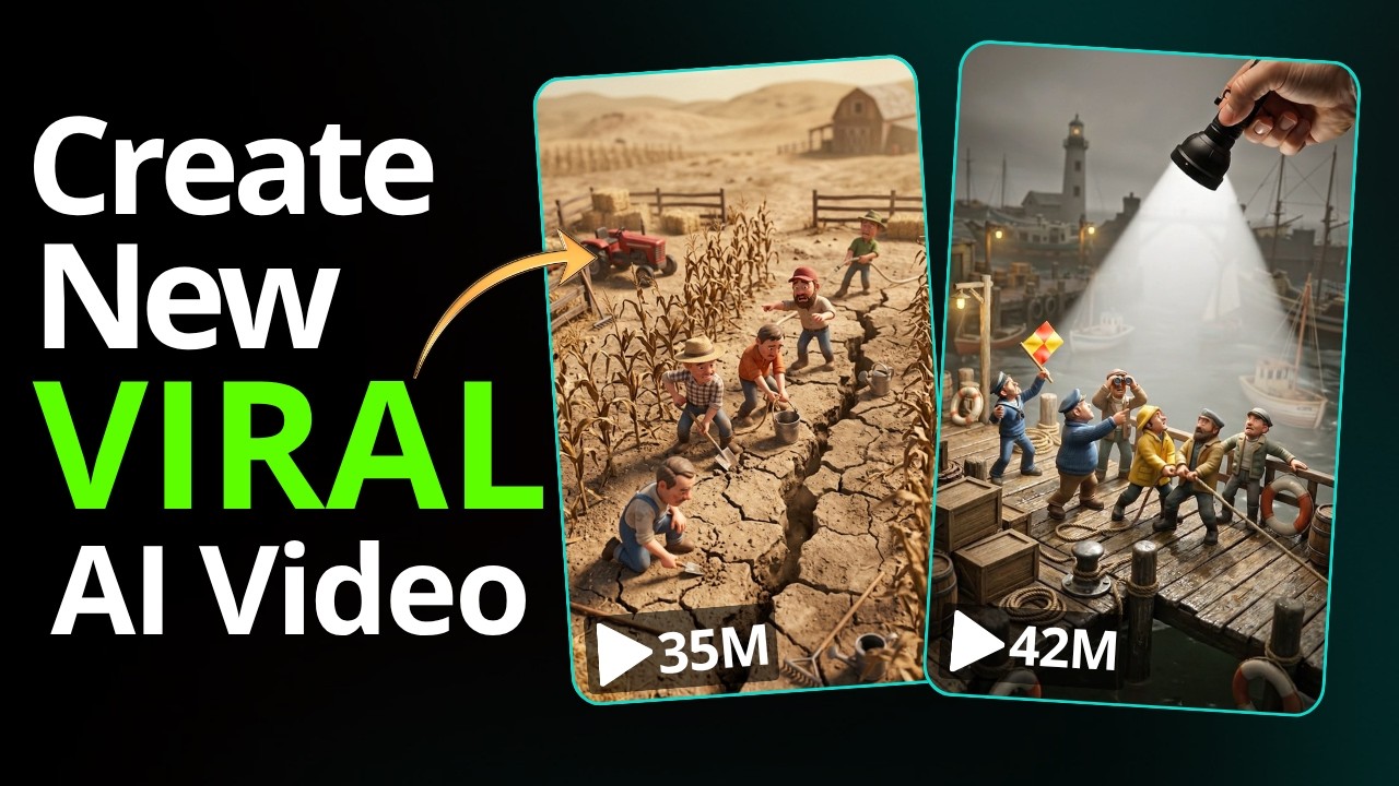 How to Create Viral AI Mini Rescue Videos for FREE ( Full Process )