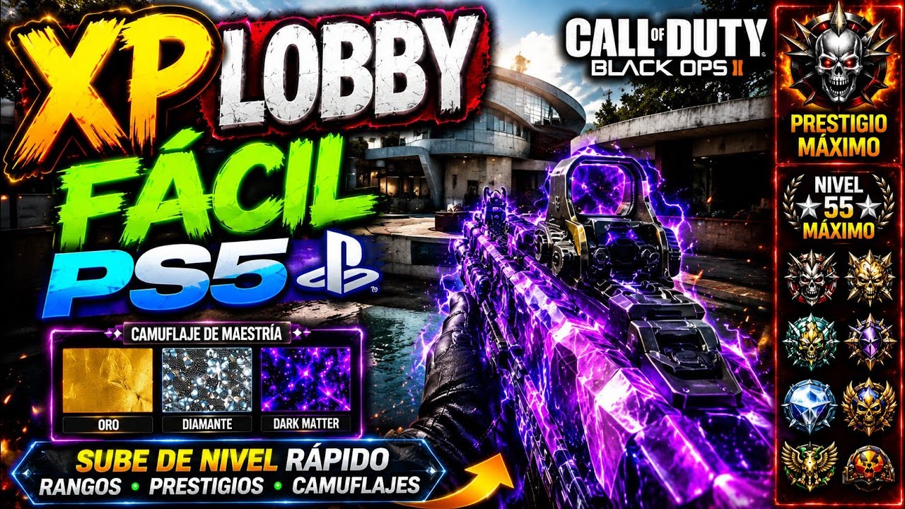 ✔️ XP LOBBY BO2 PS5 BOT LOBBY GLITCH 2026 TUTORIAL ESPA&Ntilde;OL INGLES 
