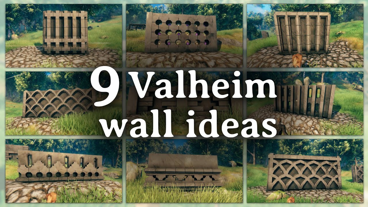 Valheim Grausten wall ideas
