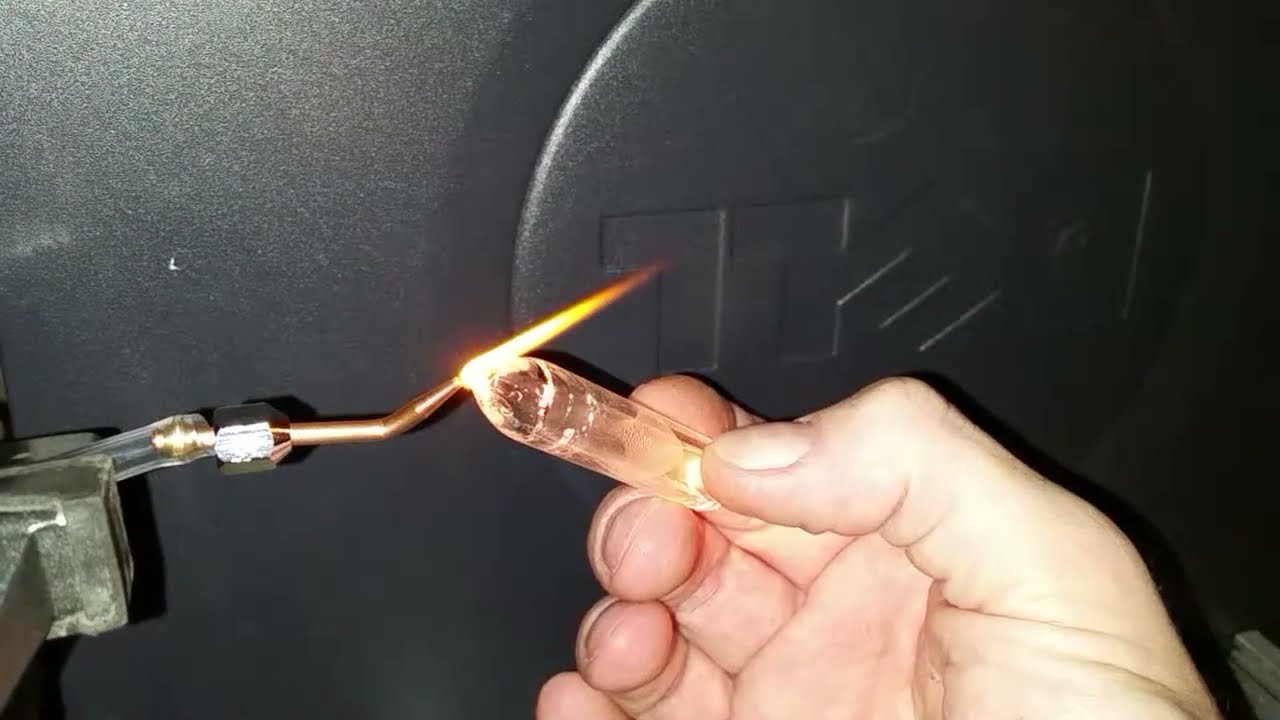 HHO (Oxyhydrogen / Oxy-Hydrogen) - Melting Borosilicate Glass Tubing