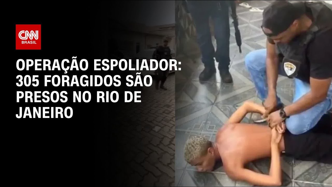 Megaoperação Espoliador prende 305 foragidos no Rio de Janeiro | BASTIDORES CNN
