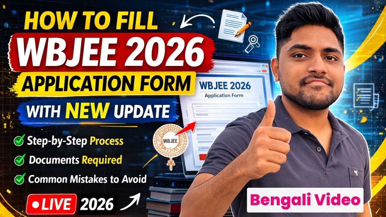 LIVE WBJEE 2026 Bengali Updated Application form Fill up Step by Step