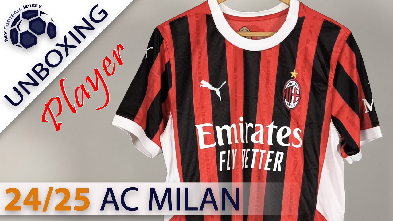 AC Milan Home Jersey 24/25 Leao (BSTJersey) Player Version Unboxing Review