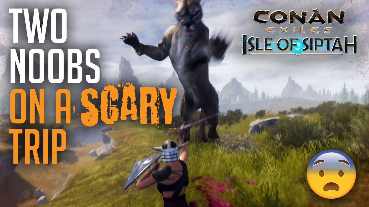 Conan Exiles - Two Noobs on a Scary Trip (Isle of Siptah DLC)
