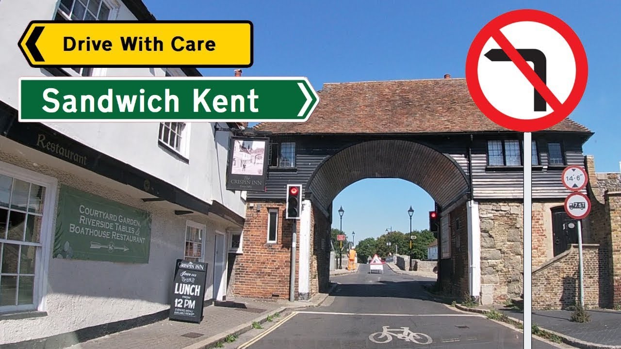 Driving in Sandwich Kent