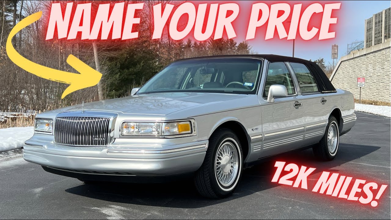 1997 Lincoln Town Car 12k Miles FOR SALE Just NAME YOUR PRICE! Own one of the LAST 97’s!
