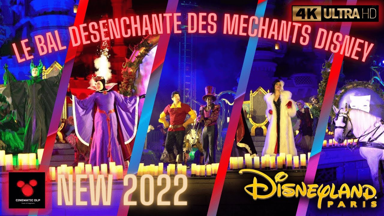 LE BAL DESENCHANTE DES MECHANTS DISNEY SOIREE HALLOWEEN DISNEYLAND PARIS 4K