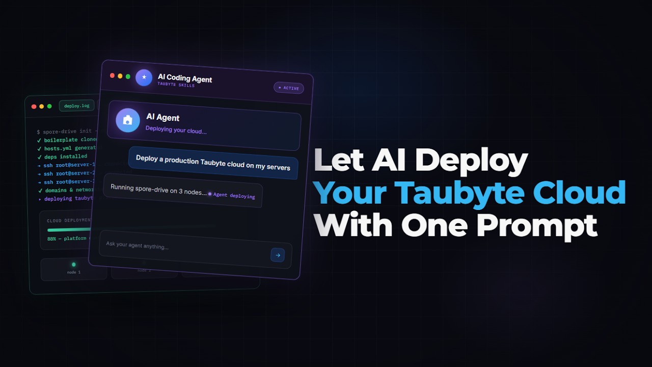 Deploy a Full Taubyte Cloud with One Prompt