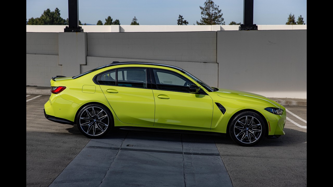 Представляем BMW M3 Competition xDrive 2026 года в цвете Sao Paulo Yellow.